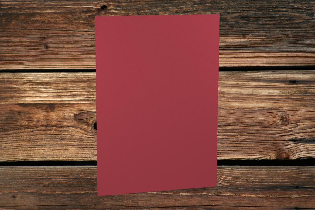 Papier A4 210x297 mm Rosso gerippt 100 g/qm
